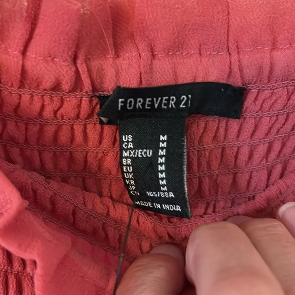 NWT Forever 21 Pink Ruffle Mini Skirt - Picture 5 of 5